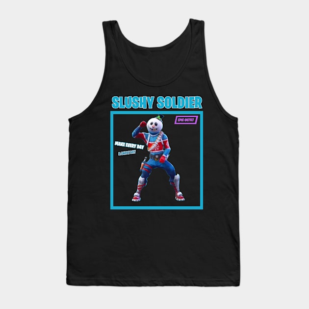 Slushy Soldier Tank Top by moker8store